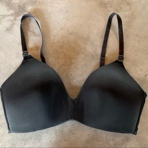 Motherhood Intimates Nursing Bra Black 34D
